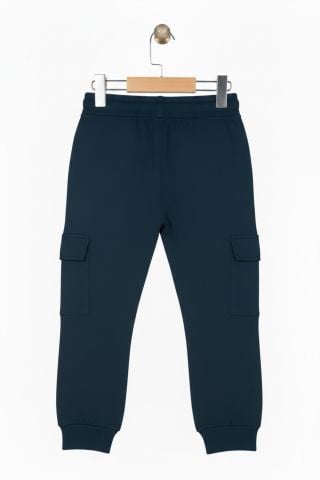 Erkek Çocuk Paça Manşetli Tek Kargo Cepli  Eşofman Altı  BGL-ST05224