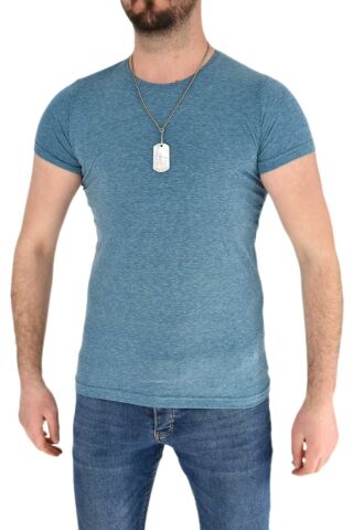 Erkek Sıfır Yaka Tişört T-530 BGL-ST01838