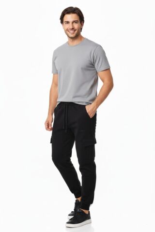 Erkek Kargo Cepli Manşetli Eşofman Altı 091 BGL-ST04783