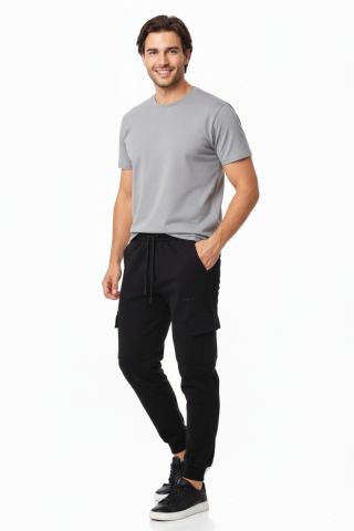 Erkek Kargo Cepli Manşetli Eşofman Altı 091 BGL-ST04783