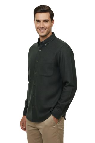 Erkek Kışlık Uzun Kol Tek Cepli Gömlek BGL-ST04819