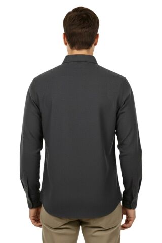 Erkek Kışlık Uzun Kol Tek Cepli Gömlek BGL-ST04819