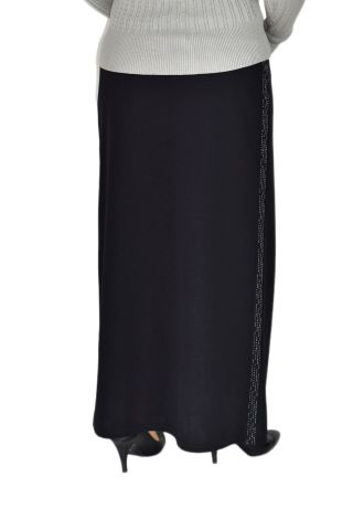 Kadın Kumaş Etek Lastikli Kemer Taşlı Model BGL-ST03410