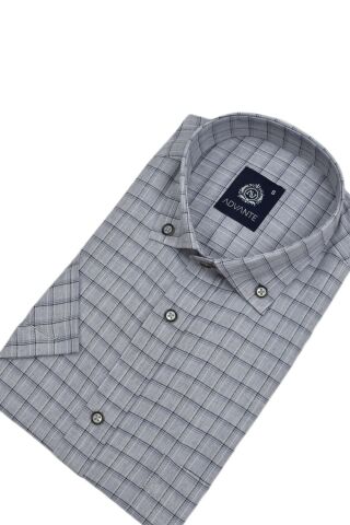 Erkek Klasik Kısa Kol Gömlek BGL-ST02997