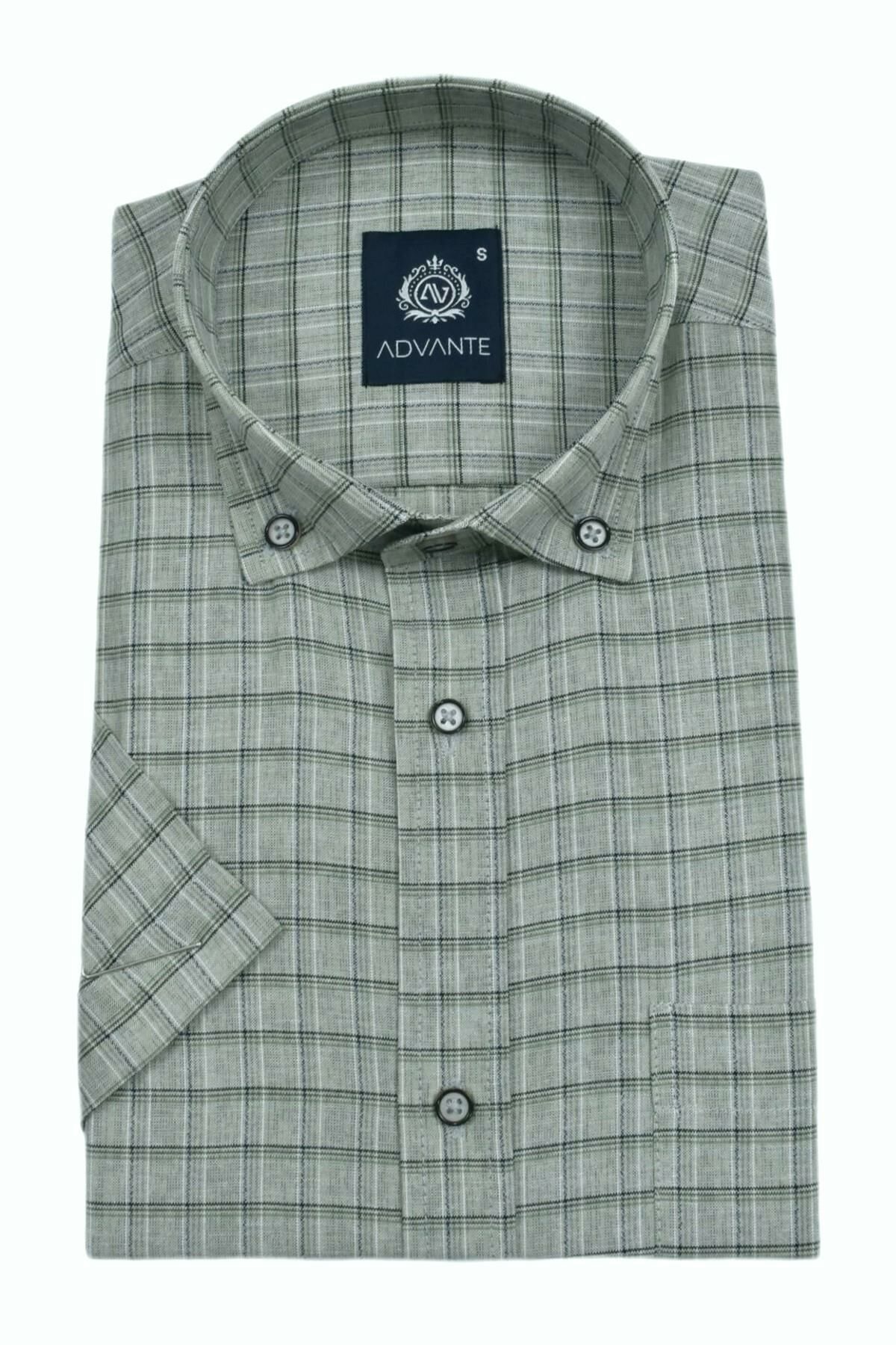 Erkek Klasik Kısa Kol Gömlek BGL-ST02997