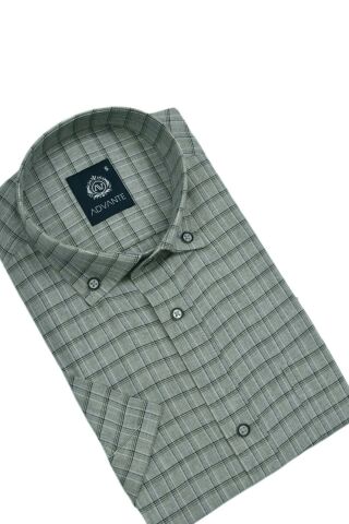 Erkek Klasik Kısa Kol Gömlek BGL-ST02997