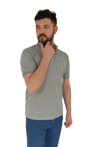 Erkek Büyük Beden Polo Yaka Tişört Kagi 2355 BGL-ST02819
