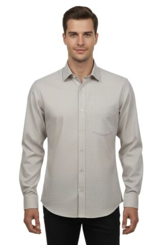Erkek Klasik Uzun Kol Tek Cepli Gömlek BGL-ST04822