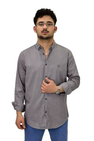 Erkek Büyük Beden Spor Likralı Gömlek BGL-ST04486