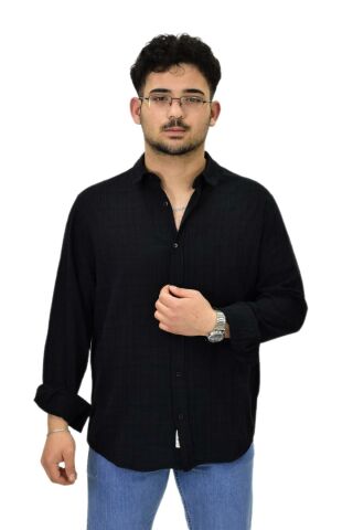 Erkek Spor Silim Fit Uzun Kol Gömlek G5005 BGL-ST04494