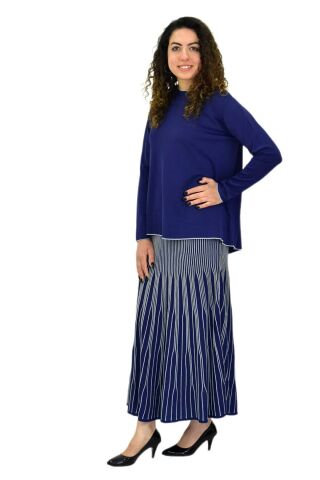 Kadın Merserize Kazak Etek Takım 140274 BGL-ST04078