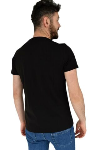 Erkek Baskılı Sıfır Yaka Tişört 2376 BGL-ST02820
