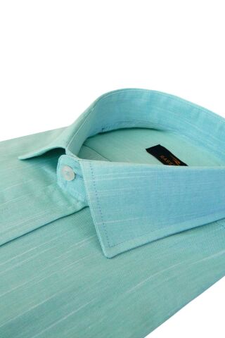 Erkek Gömlek Uzun Kol Silim Fit Keten BGL-ST01456