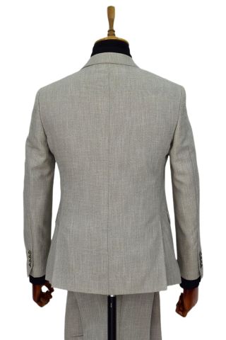 Erkek Bej Rengi Regular Fit Takım Elbise BGL-ST03823
