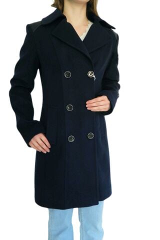 Bayan Deri Yamalı Kaban 44238