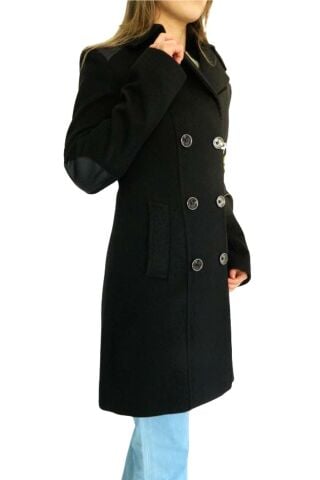 Bayan Deri Yamalı Kaban 44238