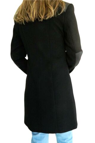 Bayan Deri Yamalı Kaban 44238