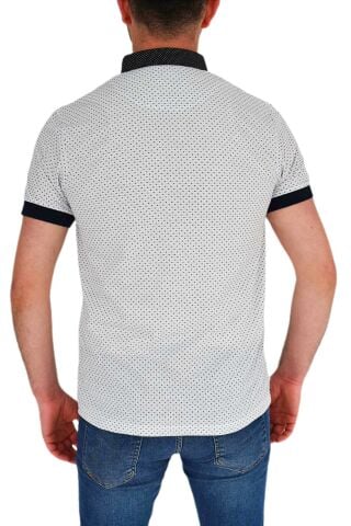 Erkek Polo Yaka Puantiyeli Tişört BGL-ST01888