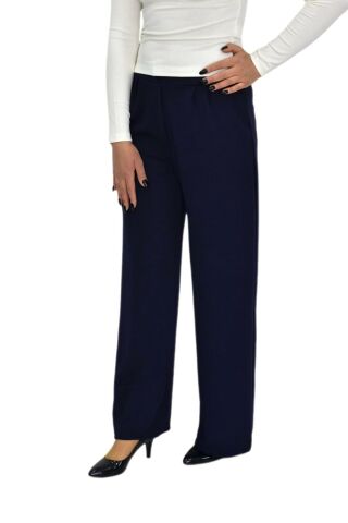 Kadın Pileli Beli Lastikli Bol Pantolon BGL-ST04252