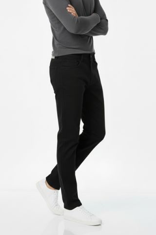 Erkek Siyah Kanvas Likralı Pantolon BGL-ST04890