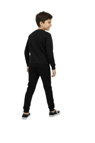 Erkek Çocuk Önü Arkası Baskılı Sweatshirt BGL-ST05242