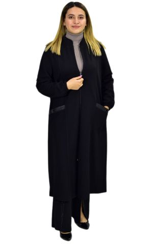 Kadın Kışlık Cepli Fermuarlı Kap Tunik BGL-ST03268