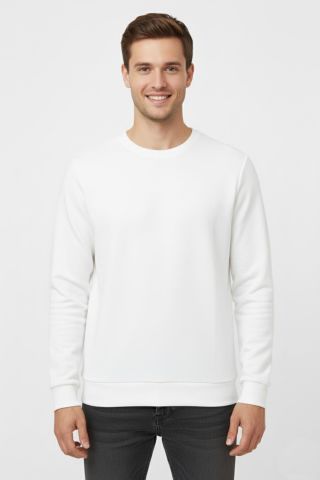 Erkek Sıfır Yaka Kazak Petek Örgü Klasik Kalıp 6635 BGL-ST04929