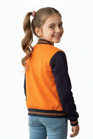 Kız Çocuk Turuncu Kolej Mont MNSIH02