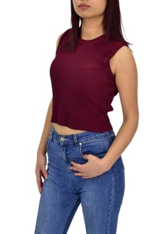 Kadın Askılı Fitilli Crop BGL-ST04298