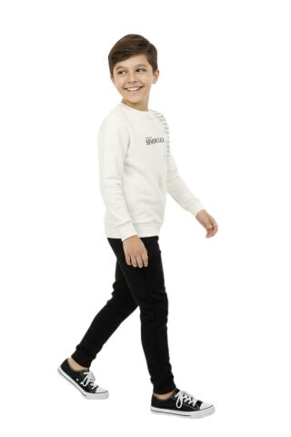 Erkek Çocuk Önü Baskılı Sweatshirt BGL-ST05245