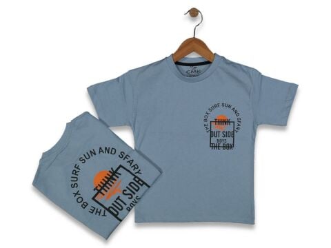 Erkek Çocuk The Box Surf Baskılı Tişört BGL-ST04459
