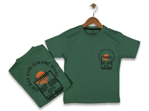 Erkek Çocuk The Box Surf Baskılı Tişört BGL-ST04459