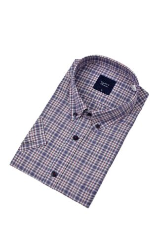 Erkek Klasik Ekose Kısa Kol Gömlek 9470 BGL-ST04578