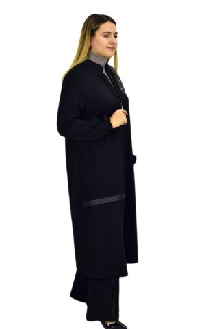 Kadın Kışlık Cepli Fermuarlı Kap Tunik BGL-ST03269