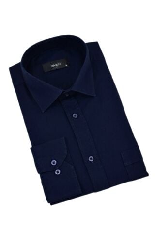 Erkek Klasik Tek Cepli Uzun Kol Gömlek BGL-ST04338