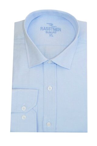 Erkek Gömlek Uzun Kol Silim Fit Armürlü BGL-ST01462