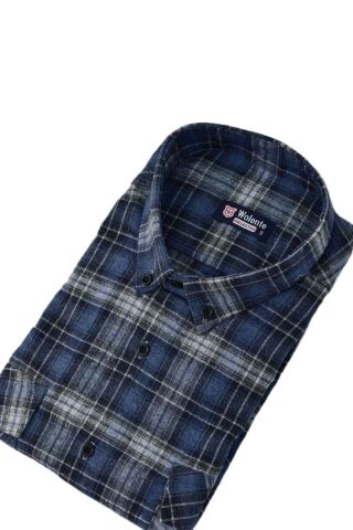 Erkek Pamuklu Kışlık Çift Cepli Kapaklı Gömlek BGL-ST03164