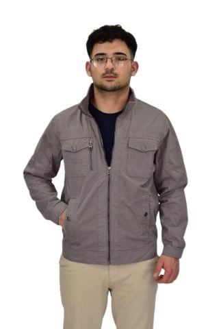 Erkek Mevsimlik Kanvas Spor Mont 8001 BGL-ST04369