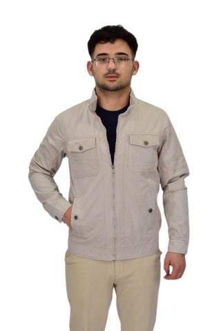 Erkek Mevsimlik Kanvas Spor Mont 8001 BGL-ST04369