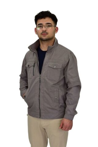 Erkek Mevsimlik Kanvas Spor Mont 8001 BGL-ST04369