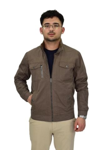 Erkek Mevsimlik Kanvas Spor Mont 8001 BGL-ST04369