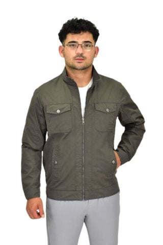 Erkek Mevsimlik Kanvas Spor Mont 8001 BGL-ST04369