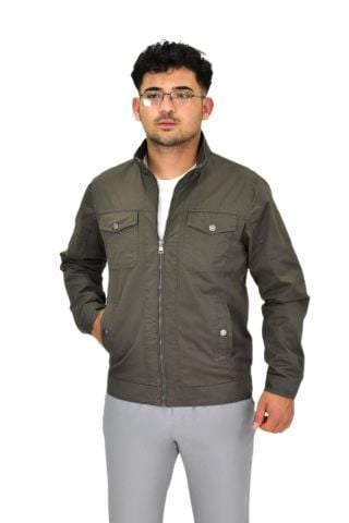 Erkek Mevsimlik Kanvas Spor Mont 8001 BGL-ST04369