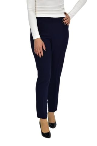 Kadın Paça Puntalı Beli Lastikli Kumaş Pantolon BGL-ST04323
