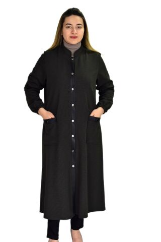 Kadın Kışlık Cepli Fermuarlı Kap Tunik BGL-ST03270