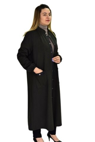 Kadın Kışlık Cepli Fermuarlı Kap Tunik BGL-ST03270
