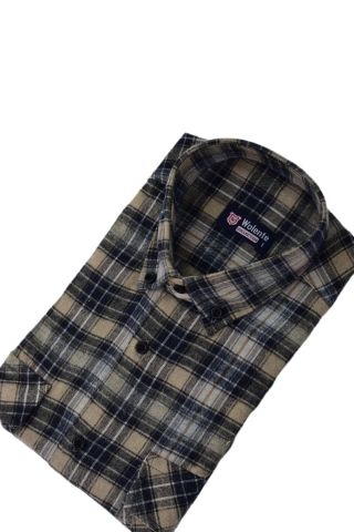 Erkek Pamuklu Kışlık Çift Cepli Kapaklı Gömlek BGL-ST03165