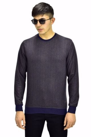 Erkek Spor Sıfır Yaka Sweatshirt R2266 BGL-ST03183