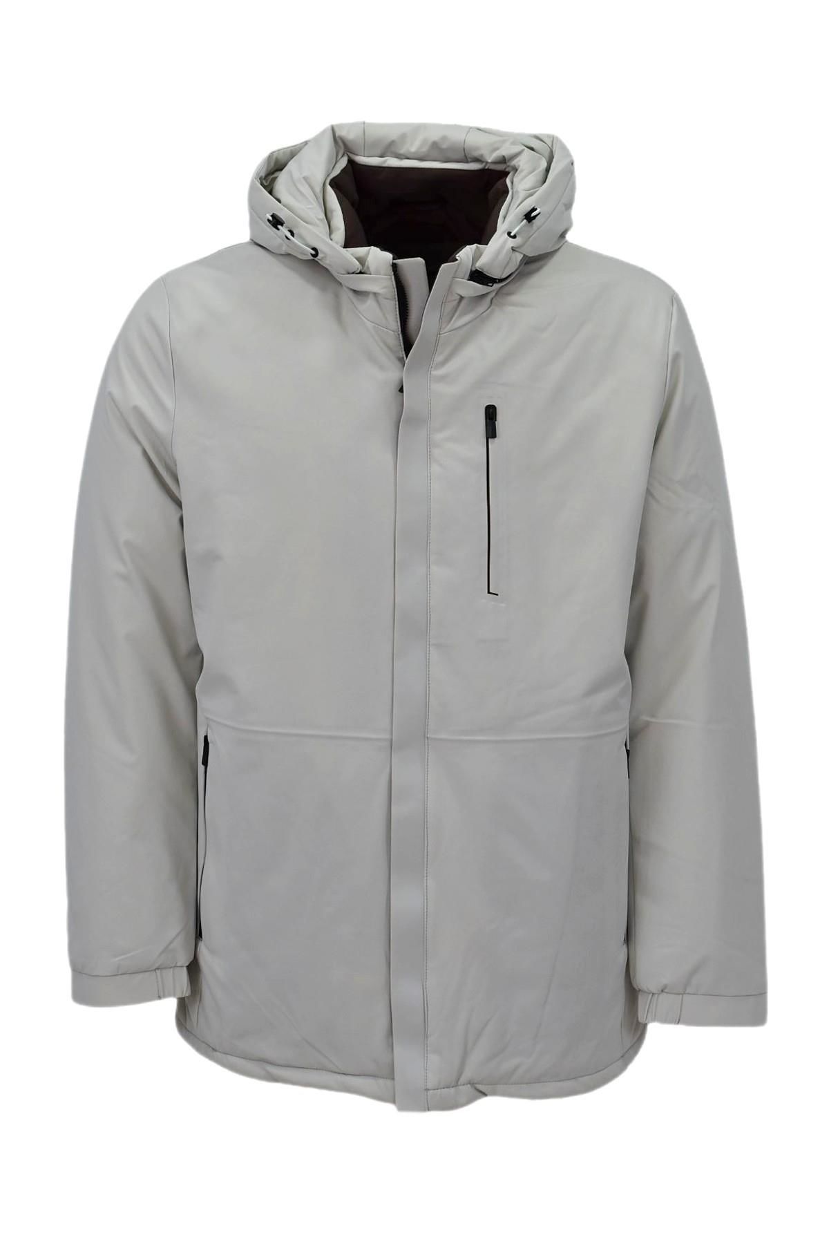 Erkek Kapüşonlu Spor Mont M3334 BGL-ST04015