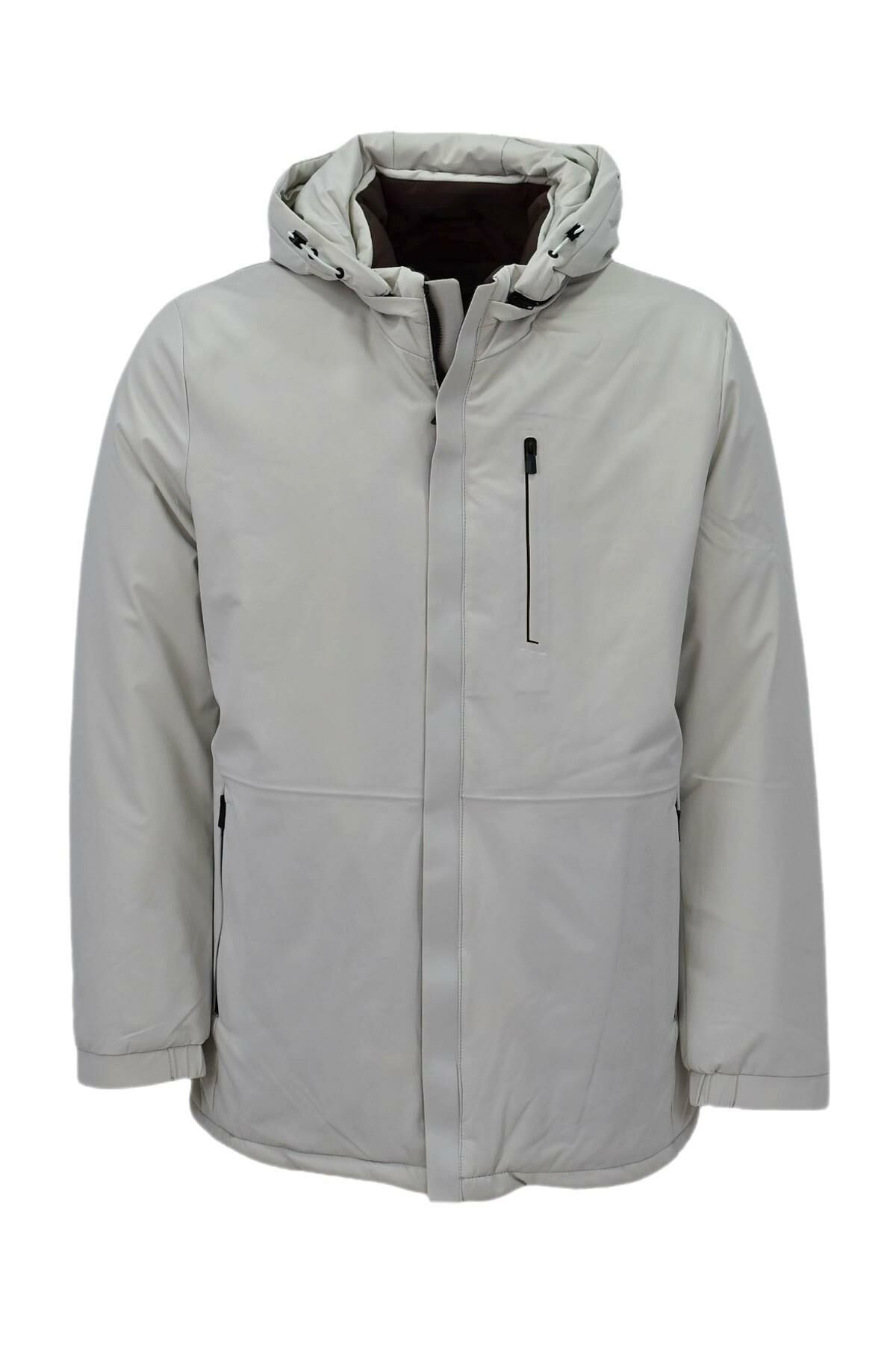 Erkek Kapüşonlu Spor Mont M3334 BGL-ST04015